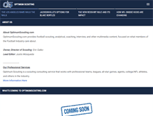 Tablet Screenshot of optimumscouting.com